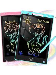 2 Pack Party Favors For Kids 6.5 Inch LCD Writing Tablet For Kids, Electronic Drawing Pad And Doodle Board For, Birthday And Christmas Gifts For Boys And Girls,Back To School Gift Drawing Board (Pink & Blue) Christmas Gifts For Kids