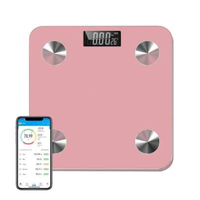 Bascula Digital Corporal y Muscular, Balanza Inteligente, Conexión via Bluetooth al App, Pesos de Hasta 180 Kg, Precisión Hasta 0.01Kg