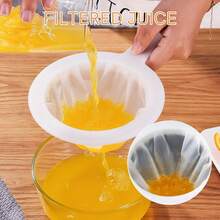 1 strecurătoare ultra-fine pentru lapte de soia, strecurătoare pentru suc, pungă de filtrare alimentară, strecurătoare, strecurătoare de bucătărie, strecurătoare ultra-fine din nailon, convenabilă pentru agățat în bucătărie, accesorii de bucătărie, un cadou indispensabil pentru ustensile de bucătărie pentru bucătarii de acasă, depozitare care economisește spațiu pentru organizatorii de bucătărie, idee de cadouri de Crăciun pentru bucătărie