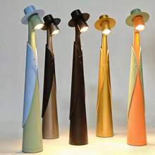 1 Stück LED Tischlampe, wiederaufladbar, lange Akkulaufzeit, tragbare Tischlampe, nordischer moderner, minimalistischer Stil, geeignet für Wohnzimmer/Schlafzimmer/Nachttisch Dekorative Tischlampe