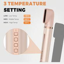 ATOPSKINS 6-In-1 Rose Gold High-Speed Brushless Motor Hot Air Brush Set, 200 Million Negative Ions, Curling Iron & Straightener, Ideal Gift For Hairstyling, High Power Fast Heating, Suitable For All Hair Types