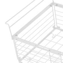 SENDERPICK Freezer Basket Expandable Wire Freezer Basket 2PCS Freezer Organiser - White - View 4