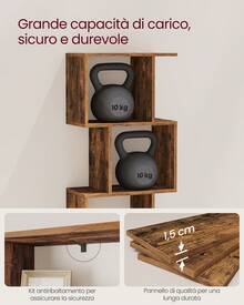 VASAGLE Storage Rack - Granate - Ver 3