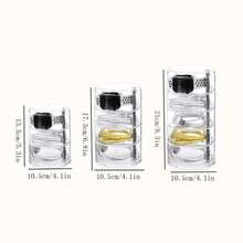 Multi Layer 360 Degree Rotational Storage Racks Fashion Large Capacity Jewelry Display Shelf Ear Studs Necklaces Bracelets Stand