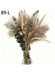 89支薰衣草、桉树和芦苇花束 - 舒缓香气，自然优雅，适合家居、办公室、婚礼装饰 - 秋季和圣诞节装饰