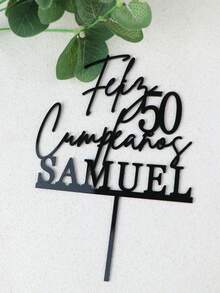 Personalized Name And Age Custom Happy 50th Birthday Anniversary, Fabulous 50, 30th 40th 60th 70th 80th , Multi-Functional, Ornamental, Reusable, Exquisite, Stylish, High-Quality, Colorful, Modern, Custom, Personalized, Unique, Ideal Gifts For Her, Boyfriend, Dad, Girlfriend, Mom, Family, Friends, Tea Room, Home, Garden, Office, For Anniversaries, For Valentine's Day, For Mother's Day, For Birthdays, For Father's Day, For Graduation, For Weddings, For Housewarming,Multi-Functional, Ornamental,Reusable,Exquisite,Stylish,High-Quality,Colorful,Modern,Custom,Personalized,Unique,Ideal Gifts For Him,Ideal Gifts For Her,Boyfriend,Dad,Girlfriend,Mom,Family,Friends,Tea Room,Home,Garden,Office,For Anniversaries,For Valentine's Day,Autumn Home Refresh,Chic Design ,Forever Love, Unique Gift - Multicolor - View 13