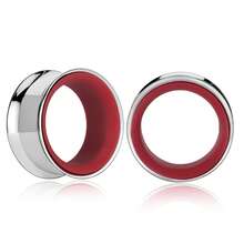 2PCS Hot 8-19MM Two-Color Stainless Steel Horn Fit Body Ear Tunnels Piercing Body Jewelry Stretcher Studs Unisex New Hypoallergenic Jewelry Women Gift