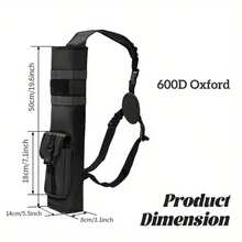 Portable Large-Capacity Bow And Arrow Strap With Adjustable Shoulder Strap-Durable Oxford Cloth, Multifunctional Tactical Bag, Suitable For Hunting And Fishing Equipment Storage.