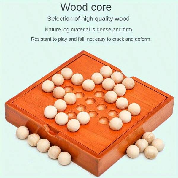 Juego de ajedrez individual de plástico ABS, juguete de ajedrez clásico para un solo jugador