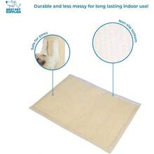 Catify Sloped Sisal Scratchers Indoor Cats, Climbing Ramp Fun And Interactive Indoor, Supports Natural Behaviors, Heavy Duty - Gray - 原木色(奶油色)+ 22 英吋長 x 17.32 英吋寬 x 1.18 英吋高 - 查看 2