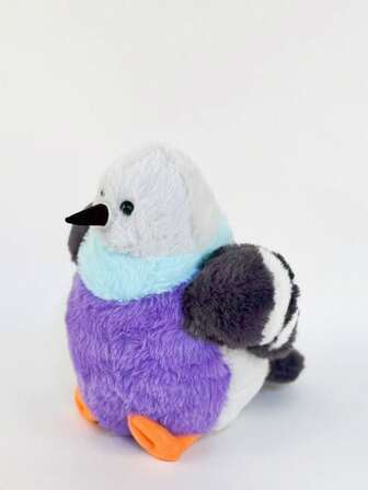 可爱和鸽子精致填充动物鸽子毛绒玩具精致儿童生日万圣节礼物圣诞节家居装饰