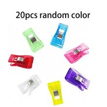 مشابك متعددة الأغراض كبيرة الحجم، تستخدم كمشابك خياطة ومشابك تجميع للحياكة والكروشيه والتريكو والأغراض العامة (ألوان عشوائية)