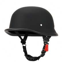 Motocykl Kask Mężczyźni Kobiety Skóra Zabytkowy Połowa Kask Moto Motocykl Otwórz Twarz Kask Kropka Certyfikat S-XXL