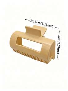 6pcs/3pcs/1pc Solid Color Women Soft Silicone Round Square Hair Claw, Anti-Collision Protective Hairclip, Fashion Minimalist Elegant Hair Accessory Suitable For Daily Wear, Showering, Makeup Winter Claw Clips Elegant Hair Clips Fashion Hair Clutch