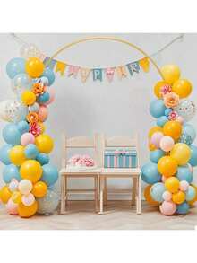 1pcs Arcos para Decorar 2.4*2.1m Arch Decoraciones para una Fiesta Soporte Para Globos Flores para Fiestas,Bodas,Festivales Outdoor Decor - Dorado - Ver 10