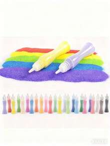 1 Set DIY Manualidades Creativas de Arte Mágico de Dibujos Animados, Incluye de Colores Múltiples y 12/24 Tableros de Pintura, Temas de Vehículos y Animales, Regalo Ideal para Cumpleaños o Fiesta