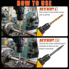 Coobeast 14pcs Screw Extractor Set And Left Hand Drill Bits For Removing Broken Bolt Extractor Kit, Easy Out Screw Extractor Set, Screw Remover Tool With Storage Case, Gifts For Men, Dad And Husband