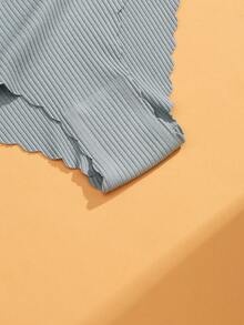 4 pezzi/set Mutande in cotone tinta unita