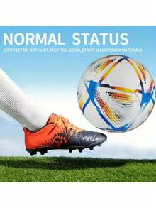 1 pieza Balón de fútbol de entrenamiento de tamaño premium 5: Diseñado para práctica de equipo al aire libre, deportes escolares y diversión. Perfecto como regalo festivo (Día del Maestro, San Valentín, Halloween, Navidad, Acción de Gracias)