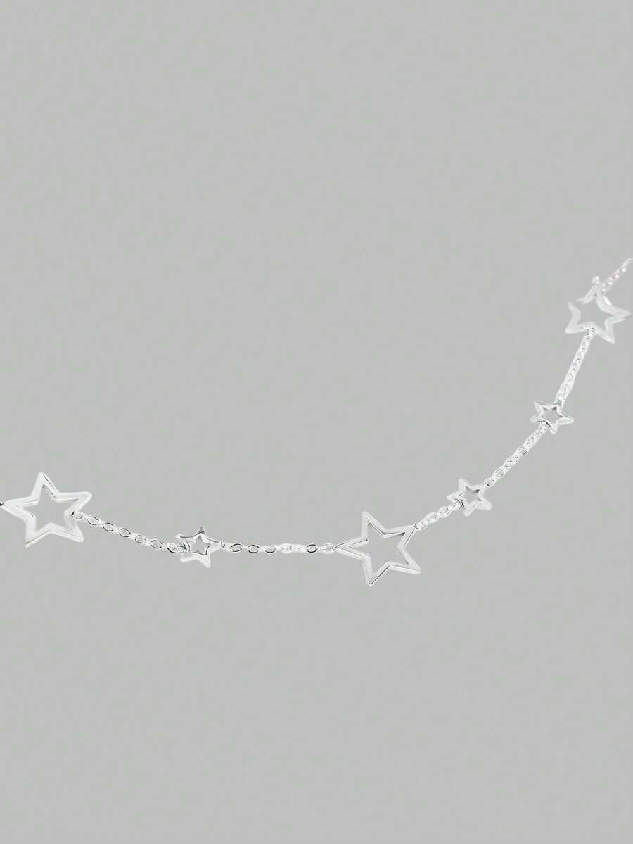 DareSee 时尚星星装饰项链，适合日常佩戴，音乐节、Y2K音乐节、秋冬季礼物、音乐节