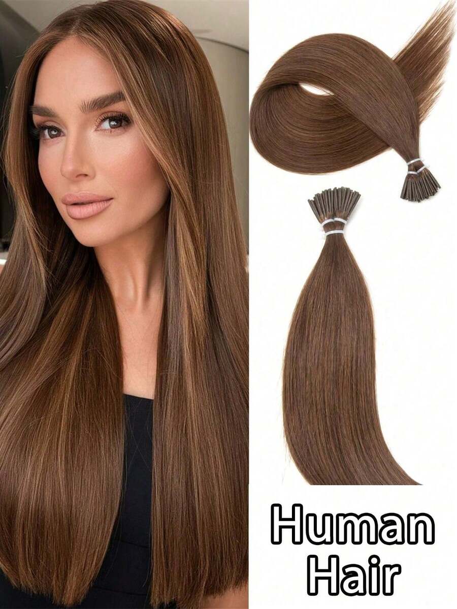 Estensioni per capelli umani - Light Brown - Visualizzare 1
