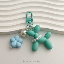 1pc Assorted Phone Strap, Earphone Accessories Decoration - Balloon, Cartoon Circle, Flower, Keychain, Rubber Pendant, Dog Earphone, New Fashion Accessory Gift Suitable For Family, Sisters, Friends, Couples, Daily Wear And Holidays