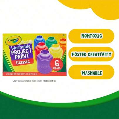  Bộ màu nước đặc Crayola, có thể giặt sạch, thích hợp cho trẻ em, dùng để vẽ tranh màu nước, món quà Giáng sinh và ngày lễ tuyệt vời.