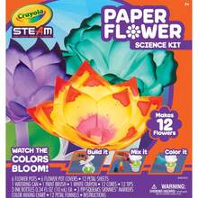 Crayola Paper Flower Science Kit, Flower Coloring Experiment Science Kit, Magical Paper Flower, Color Changing Flowers, Observation Skills, Gift For Kids Ages 7+
