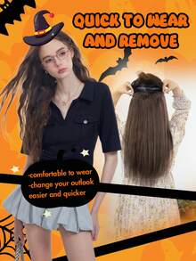 1 Peça Aplique de Cabelo Humano Remy Clipe-In 3/4 Loiro Marrom Preto 100% Cabelo Humano Brasileiro 12 Polegadas - 24 Polegadas 5 Extensões de Cabelo com Clipe Sem Costura Cabelo Natural Liso Perfeito para Extensões de Cabelo Longo, Cabelo Texturizado Natural Acessórios de Cabelo Peça de Cabelo Humano Destaques Victoria Secret Sem Necessidade de Cola