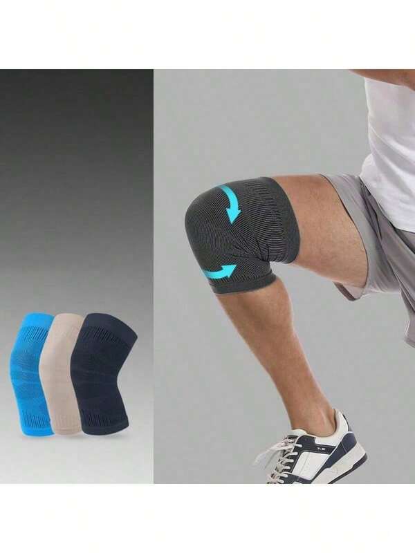 1 Pc Knee Brace Elastic Fitness Basketball Volleyball Running Cycling Daily Sports Nylon Sports Compression Knee Brace ﻿