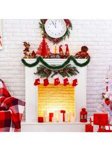 Length Of 2PCS : 200 Cm / 78.74 Inches /6.56 Feet, Width: 9 Cm /3.5 Inches Christmas Decorations, Green Snowflakes, Artificial Christmas Pine Ribbons, Christmas Green Wreaths, Wedding And Birthday Party Ceiling Decorations, Christmas Tree Decorations, Christmas Gifts, New Year Gifts, Christmas Decoration Gifts, Courtyard Decorations, Indoor Decorations, Outdoor Decorations, House Decorations