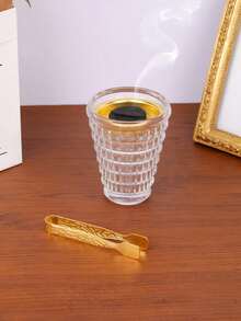 1 Peça/1 Conjunto de Queimador de Aromaterapia de Vidro Transparente Leve e Luxuoso, Queimador de Incenso de Estilo Árabe do Oriente Médio, Pode Ser Usado Como Difusor ou Queimador de Aromaterapia, Para Decoração Doméstica, Quarto, Sala de Estar (Como Peça Central), Escritório, Espaço de Yoga e Festas, Criando uma Atmosfera Elegante