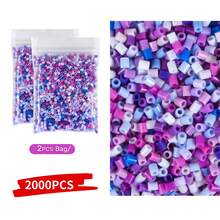 1000/2000/5000pcs 2.6mm Mini Fuse Beads Pixel Puzzle Iron Beads Melting Beads DIY High Quality Handmade Gift - Beans - View 31