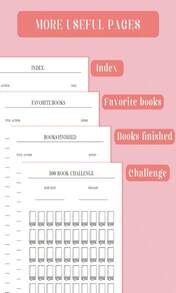 SIMVIA Reading Journal - Elegant Book Journal Reading Log For Reviews And Progress Tracking - Thoughtful Gift For Books Lovers &Amp; Readers - 110 Book Reviews (Ocean Blue) - MàuE - Xem 6