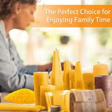 500/1000克蜂蜡颗粒 - 多重过滤蜡，适用于DIY和蜡烛制作 - 适合礼品和家居装饰（黄色/白色可选）母亲节礼物，女性母亲节礼物