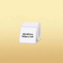 Marklife White Square Stickers, Available In Various Sizes (40x30mm), Compatible With M110/M200/M120/M220/P50/L7 Self-Adhesive Circular Stickers, Used For Barcode And DIY Logo Design, Can Labels - Multicolor - View 13