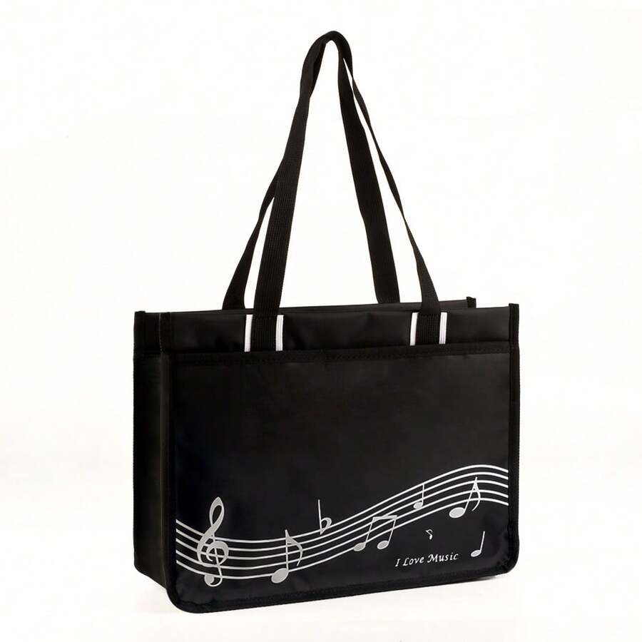 单肩包，防水尼龙，多种颜色可选，大容量钢琴练习包，音符钢琴辅导手提包