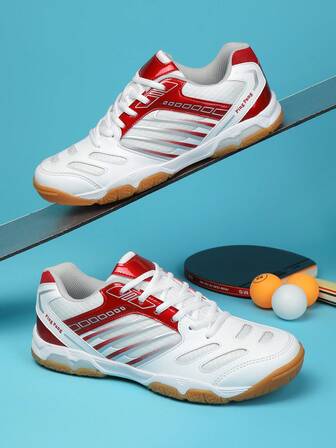 Table Tennis Shoes, Non-Slip Sports Lace-Up Gym Outdoor Shoes, Competitive Tennis Shoes For Men And Women, Breathable Autumn/Winter Badminton Shoes