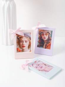 1/2/4/10pcs 3-Inch Suitable For Mini Classic Upright Photo Frame, Simple Colorful Creative Photo Frame Stand, Party/Holiday Gift (Magnet Not Included) - Multicolor - View 13