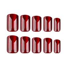 2026hot-Burgundy Eye Nail Polish - Magnetic Deep Red Wine Gel Polish Short Square Nails, Wearable Metallic Shimmer Nail Art, Easy Holiday Party & Date Night Manicure Kit - JP3260 [Glue Type] - View 5