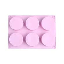 قالب سيليكون لتشكيل الحلويات والكيك والحلوى الفرنسية والموس والثلج المجوف بقطر 4 سم وإرتفاع قصير و15 حُفرة
