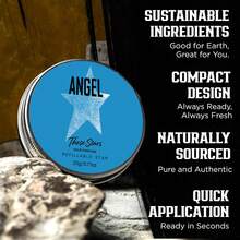 Blue Star Angel Heart Elegant Fragrant Solid Perfume Wax, Long-Lasting Fresh Scent, Aquatic Fragrance, Lime, Cedarwood, Boosts Confidence And Charm, Ideal Gift For Christmas, Valentine's Day, Holidays - 20g - View 5
