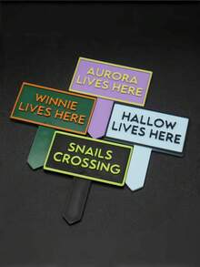 1/2Pcs Custom Pet Tank Name Sign - Personalize With Name & Text, Perfect For Reptiles, Arachnids, Amphibians & Fish, Stylish & Unique, Ideal For Pet Lovers