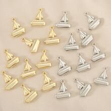 10 Exquisite DIY Copper And Zirconium Alloy Accessories With 18K Plating In Various Designs Such As Stars, Keys, And Animals, Suitable For Making Pendants For Any Jewellery.