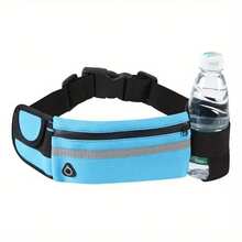 Unisex Waterproof Running Waist Pack, Convenient Hands-Free Phone Pocket Design, Durable Chain, Suitable For Active Lifestyle