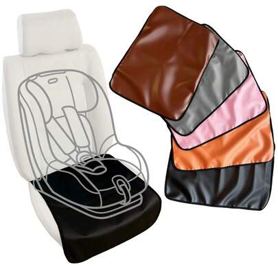 Baby Car Seat Genuine Leather Protective Pad, Anti-Slip, Anti-Scratch, Easy To Clean, Waterproof, Universal Size
