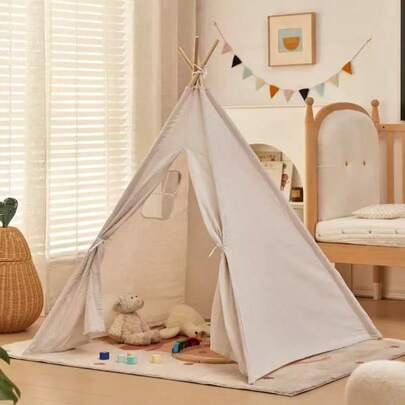 1 pieza Carpa blanca portátil, carpa interior tipo tipi, carpa para acampada al aire libre