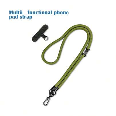 Military Green Hanging Rope Crossbody Style - Convenient To Carry, No Need To Hold, Stylish, Crossbody Can Carry Outdoor Climbing Rope, Neck Hanging Anti-Theft And Anti Loss Mobile Phone Pad Hanging Rope, Suitable For Mobile Phones, Cameras, Keys, ID Cards, Game Consoles, Multi-Functional Pad Hanging Rope, Neck Hanging Anti-Theft And Anti Loss Mobile Phone Hanging Rope