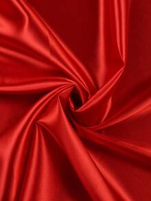 1 pieza Tela de satén premium de unicolor, material de poliéster suave y fluido, adecuado para decoración de bodas, vestidos de novia, ropa de moda y proyectos artesanales, tela decorativa | Textura elegante | Fibra de poliéster de alta calidad