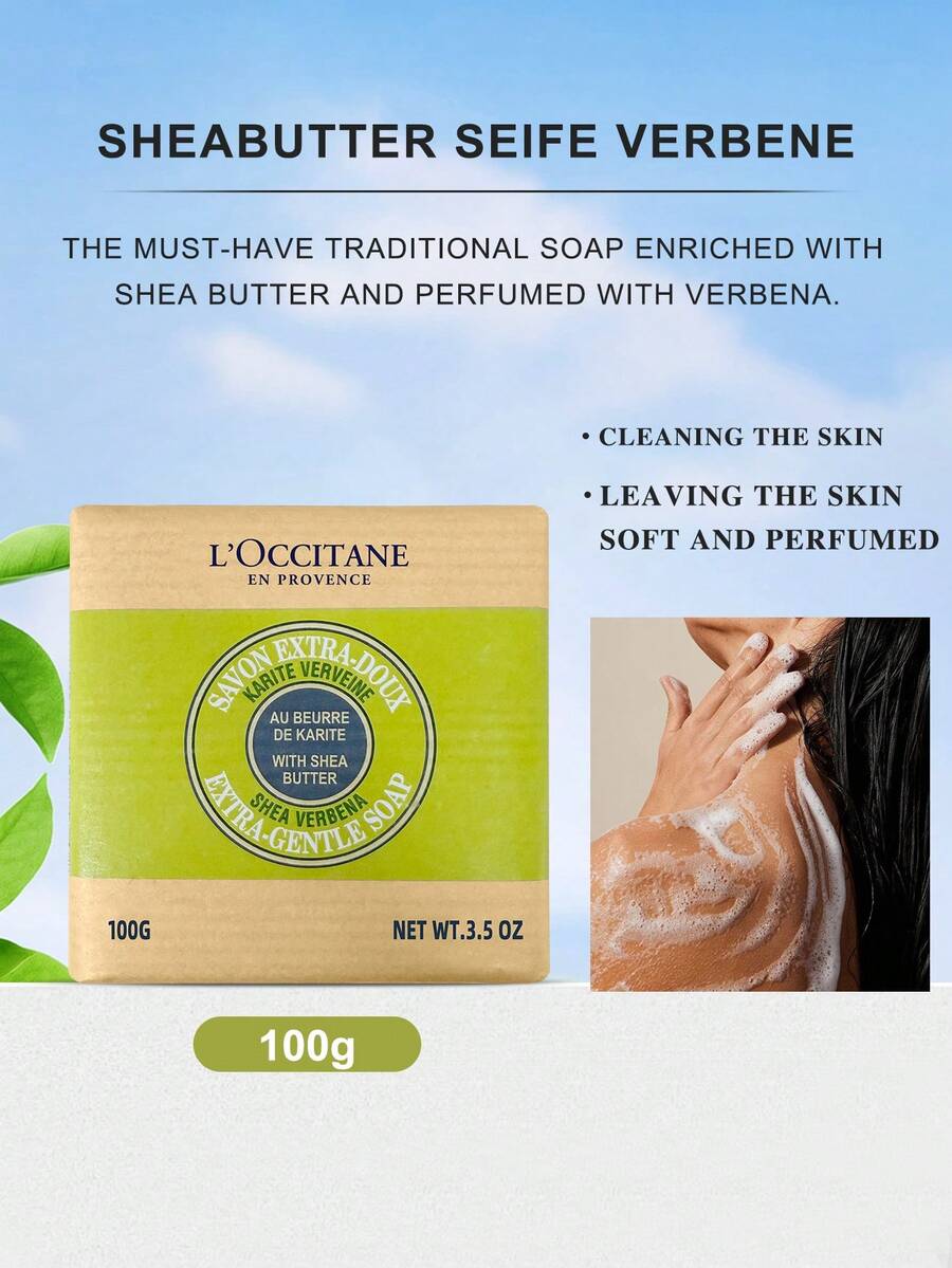 L'Occitane 100g L'Occitane Shea Butter & Verbena Gentle Cleansing Soap
